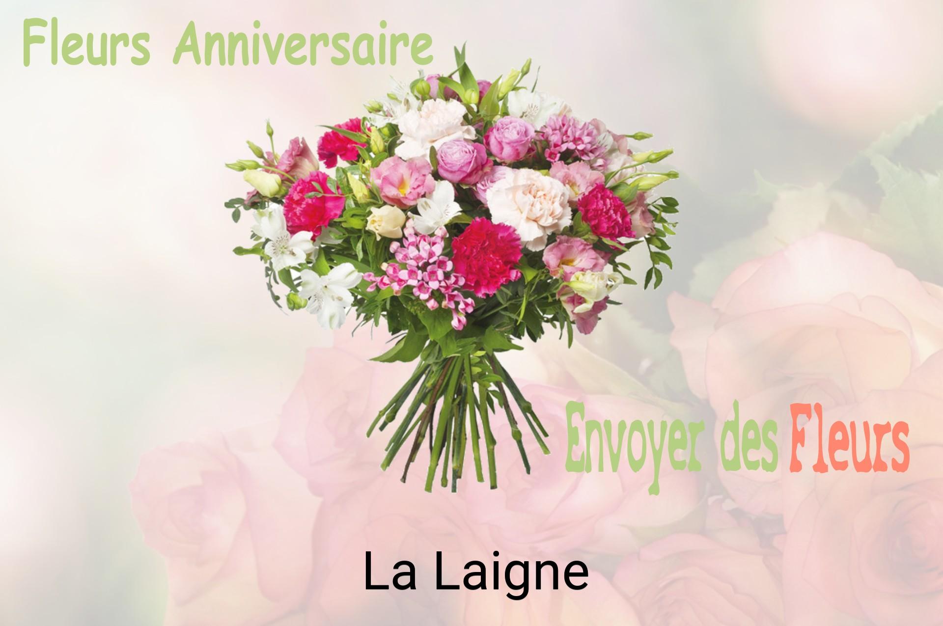 Bouquet de fleurs d’anniversaire livré à La Laigne